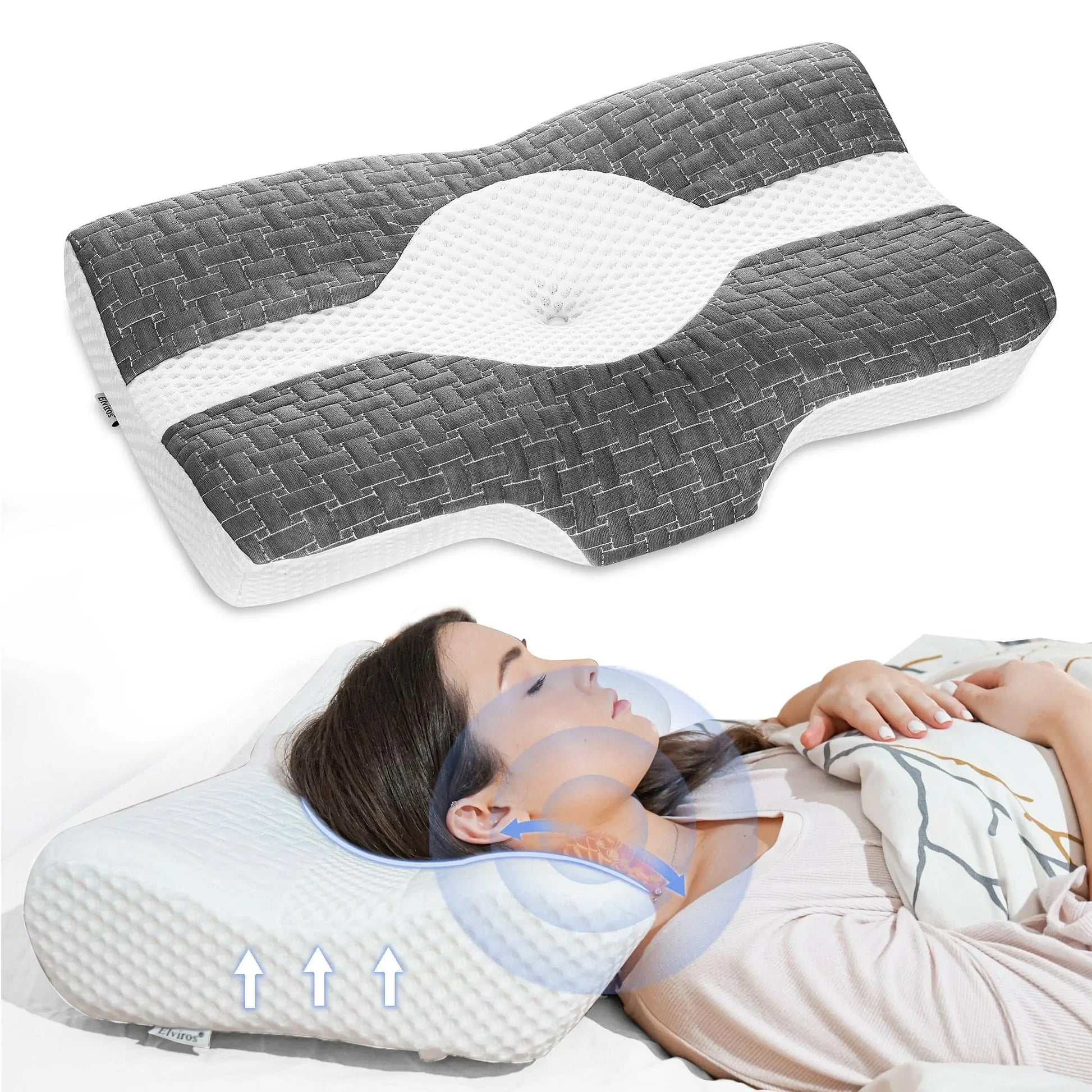 Elviros Adjustable Lumbar Support Pillow